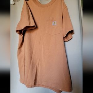 Orange Carhartt Losse fit t-shirt